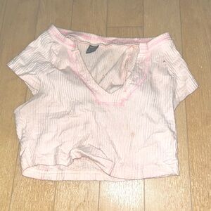 Urban pink crop top